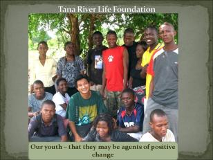 The youths sponsored by Tana River Life Foundation
